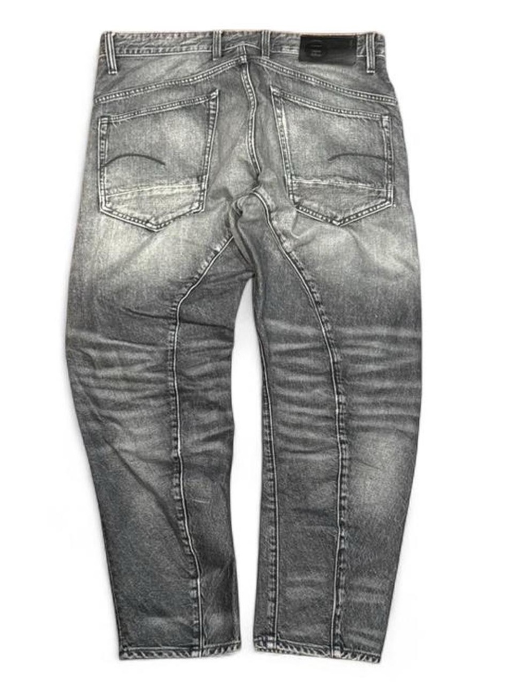 Y2K G-Star Raw Drop Crotch Faded Relaxed Tapered